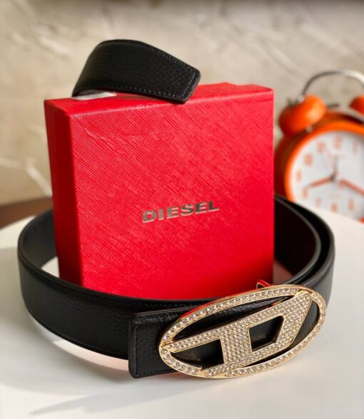 Diesel Women's Leather Belt Medora (1)