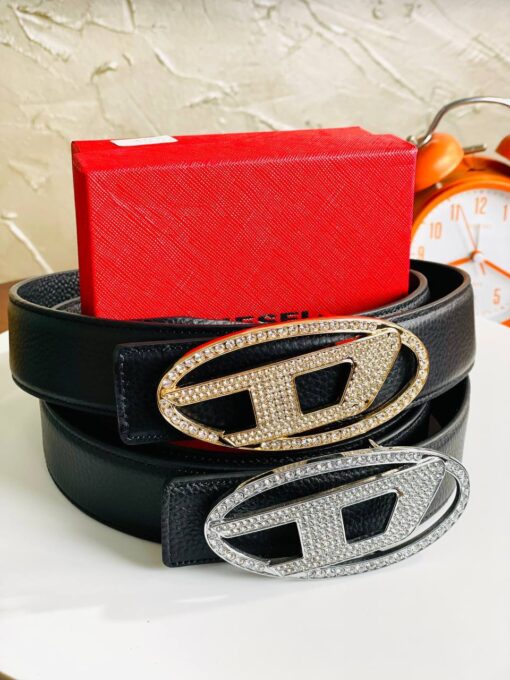 Diesel Women's Leather Belt Medora (3)
