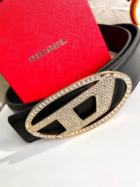 Diesel Women's Leather Belt Medora (4)