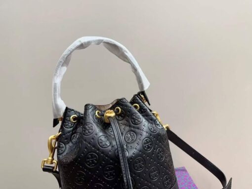 Tory Burch T Monogram Cloud Bucket Bag (5)