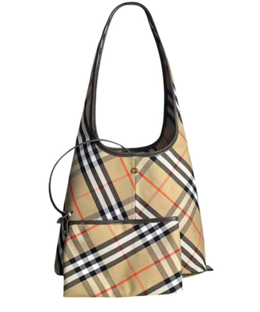 Burberry Large Cotton Shoulder Bag (1)