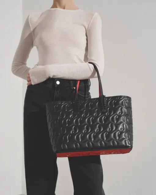 CL24163B Christian Louboutin Cabata small black leather tote bag 10 3e86b184 599c 47ec 859a bd5caf4850b0 540x